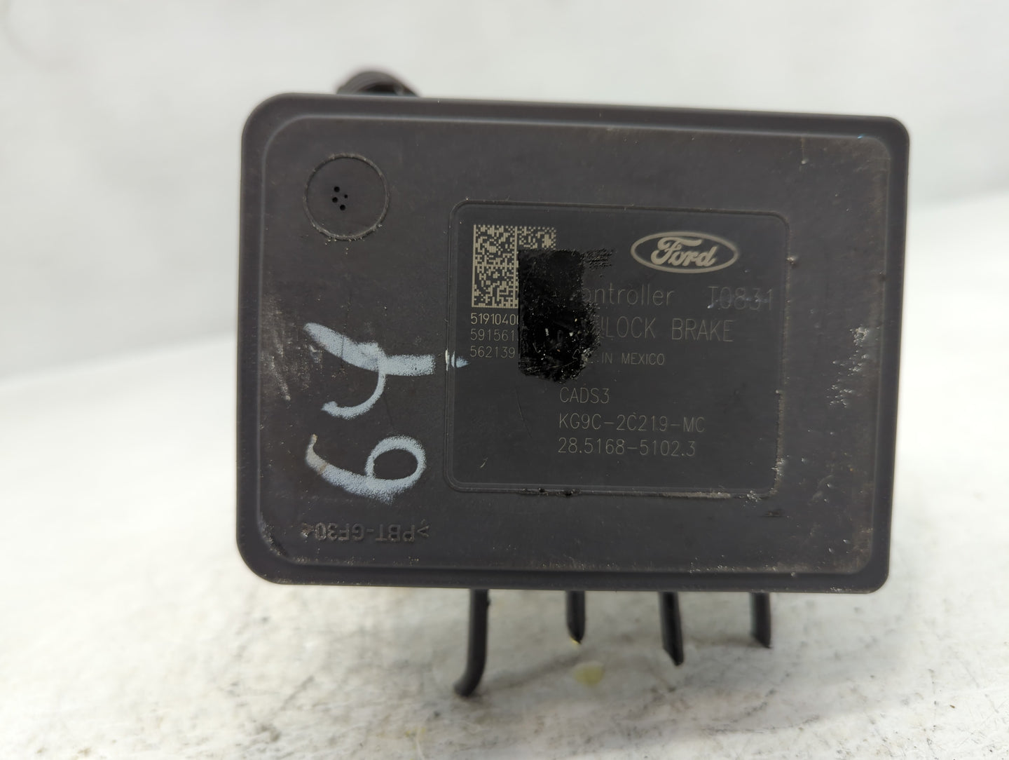 2019-2020 Ford Fusion ABS Pump Control Module Replacement P/N:KG9C-2B373-CC Fits Fits 2019 2020 OEM Used Auto Parts - Oemuse
