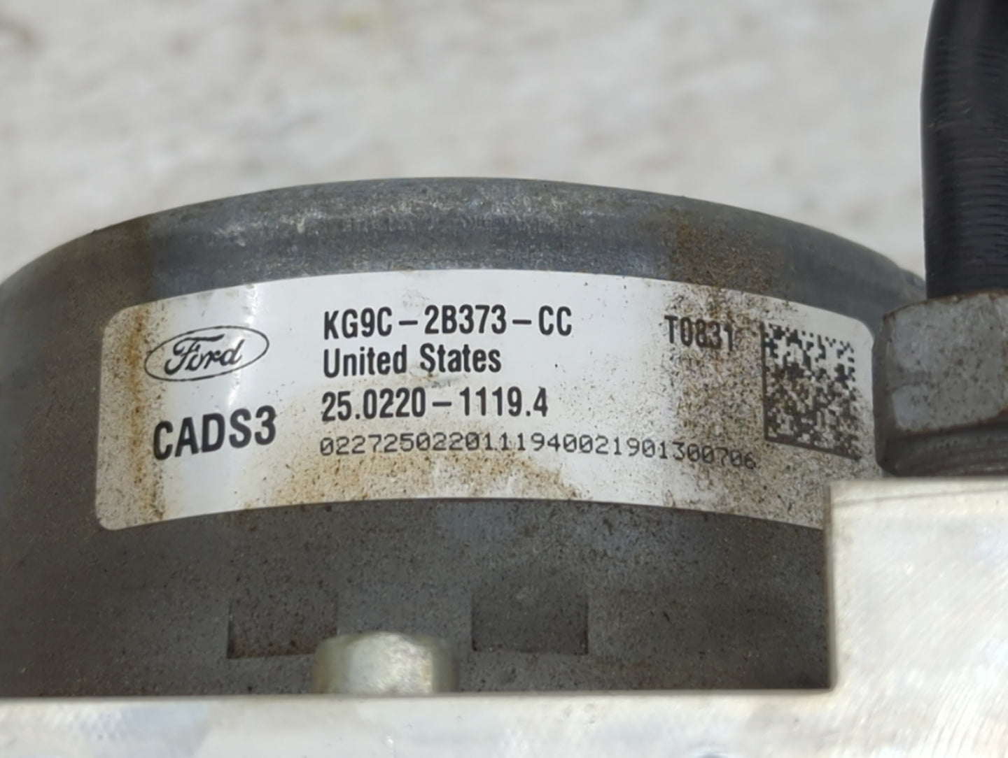 2019-2020 Ford Fusion ABS Pump Control Module Replacement P/N:KG9C-2B373-CC Fits Fits 2019 2020 OEM Used Auto Parts - Oemuse