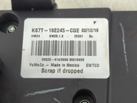 2019-2020 Ford Fusion Radio AM FM Cd Player Receiver Replacement P/N:KS7T-18E245-CGE Fits Fits 2019 2020 OEM Used Auto Parts
