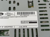 2019 Ford Fusion Radio AM FM Cd Player Receiver Replacement P/N:KS7T-18D818-AC Fits OEM Used Auto Parts - Oemusedautoparts1.