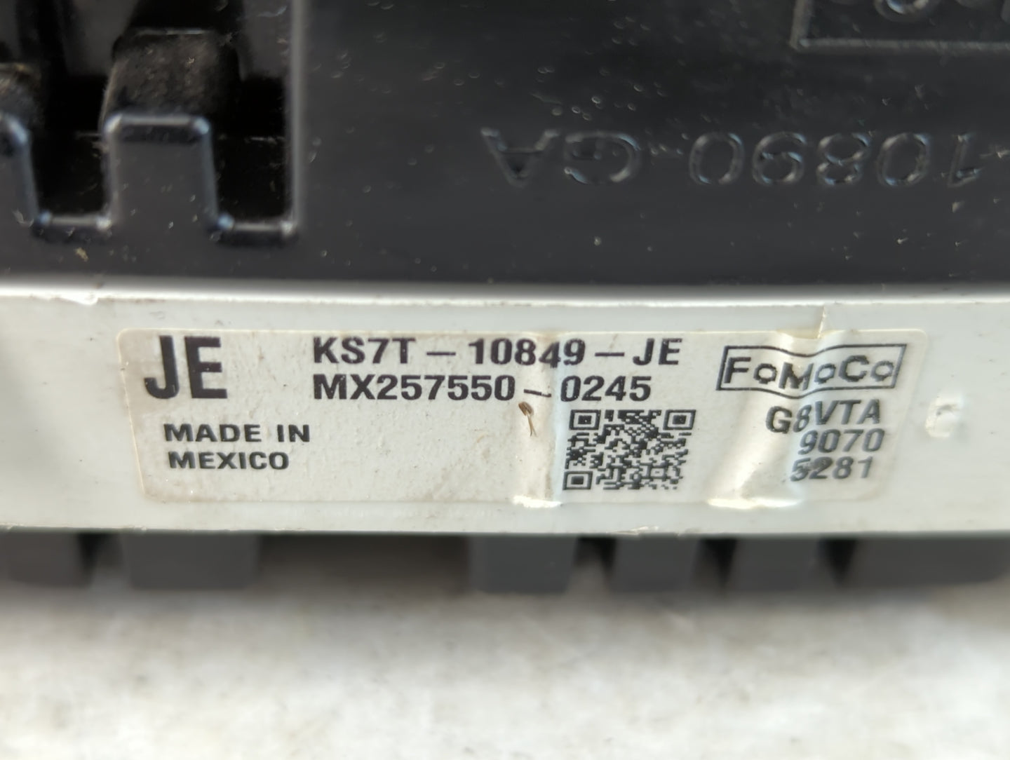 2019 Ford Fusion Instrument Cluster Speedometer Gauges P/N:KS7T-10849-JE Fits OEM Used Auto Parts - Oemusedautoparts1.com