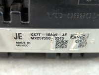 2019 Ford Fusion Instrument Cluster Speedometer Gauges P/N:KS7T-10849-JE Fits OEM Used Auto Parts - Oemusedautoparts1.com