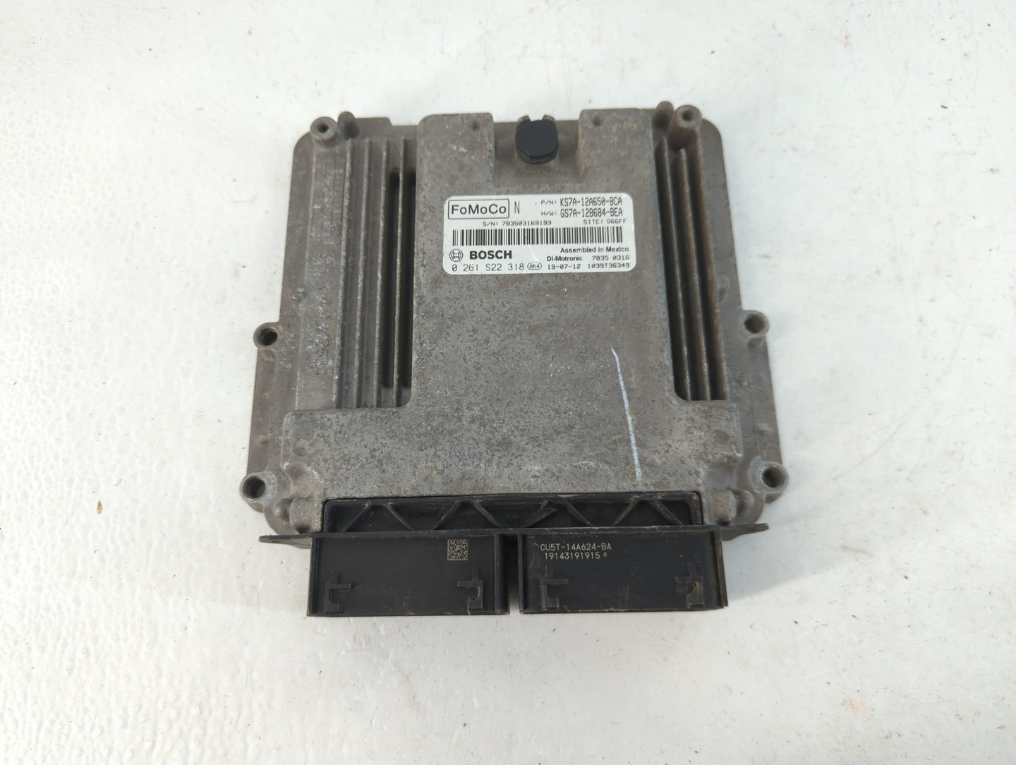 2017-2019 Ford Fusion PCM Engine Control Computer ECU ECM PCU OEM P/N:KS7A-12A650-BCA GS7A-12B684-BEA Fits Fits 2017 2018 20