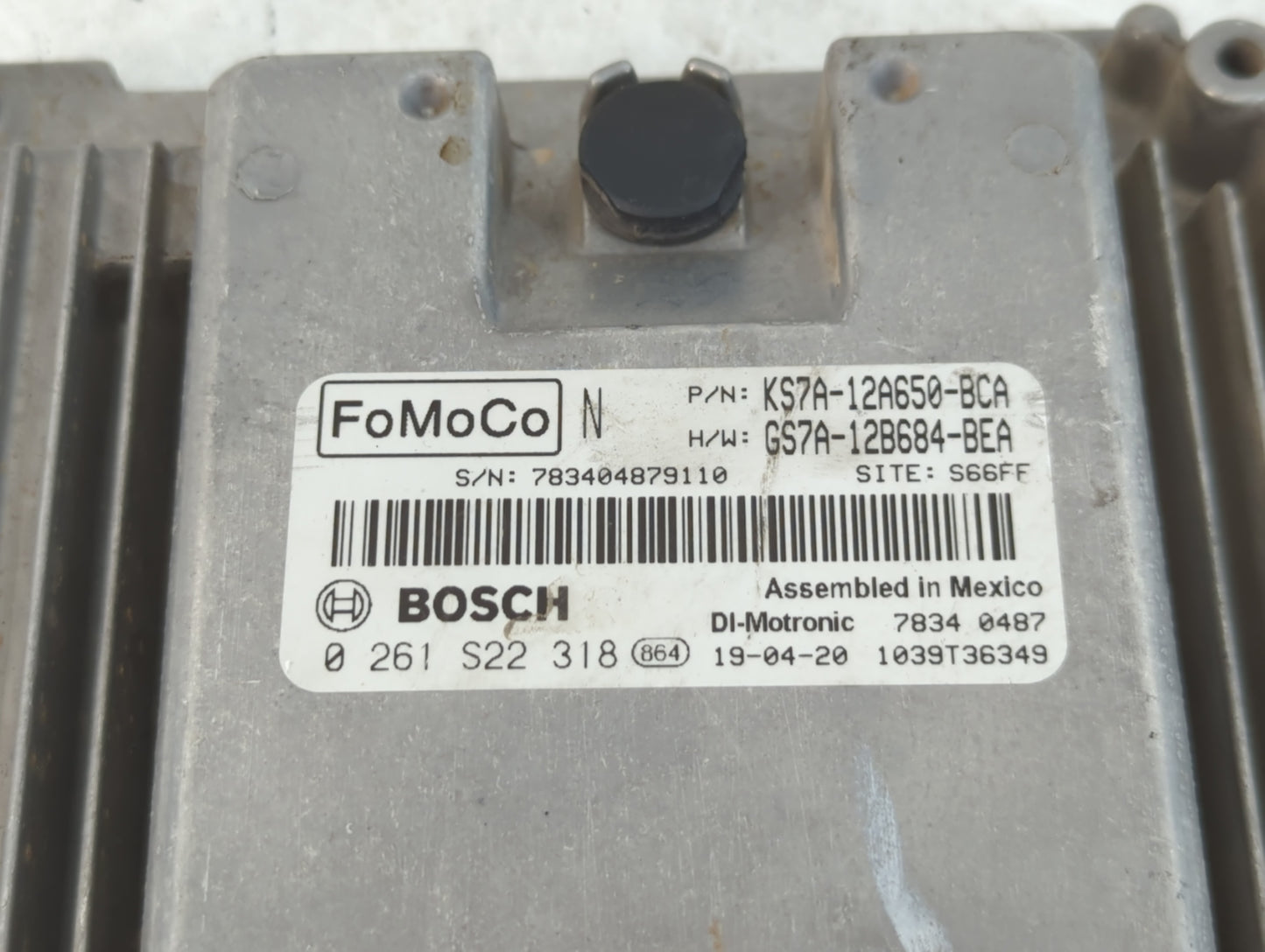 2017-2019 Ford Fusion PCM Engine Control Computer ECU ECM PCU OEM P/N:KS7A-12A650-BCA Fits Fits 2017 2018 2019 OEM Used Auto
