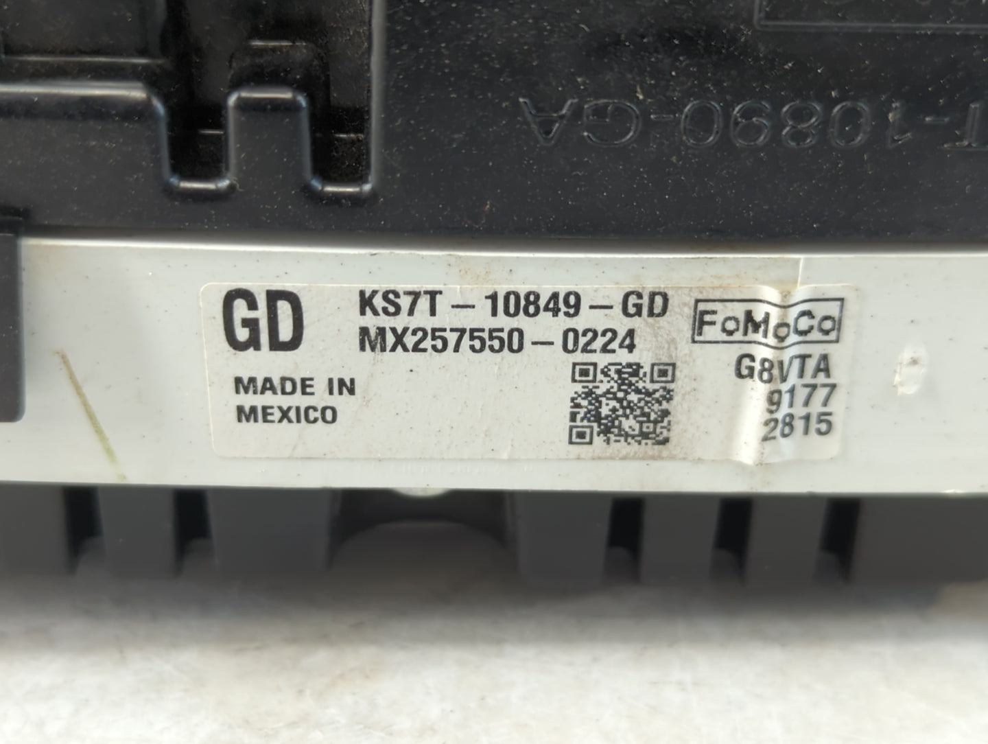 2019-2020 Ford Fusion Instrument Cluster Speedometer Gauges P/N:KS7T-10849-GD Fits Fits 2019 2020 OEM Used Auto Parts - Oemu