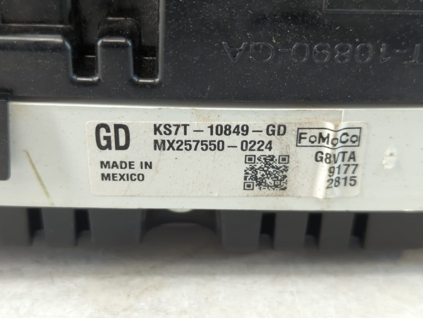 2019-2020 Ford Fusion Instrument Cluster Speedometer Gauges P/N:KS7T-10849-GD Fits Fits 2019 2020 OEM Used Auto Parts - Oemu