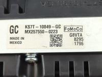 2019-2020 Ford Fusion Instrument Cluster Speedometer Gauges P/N:KS7T-10849-GC Fits Fits 2019 2020 OEM Used Auto Parts - Oemu