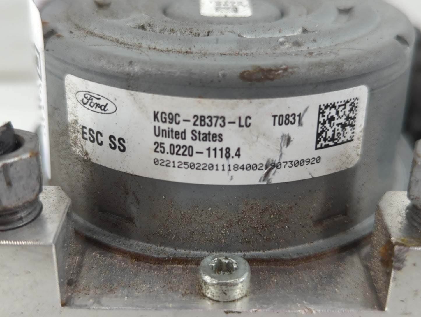 2019-2020 Ford Fusion ABS Pump Control Module Replacement P/N:KG9C-2B373-LC Fits Fits 2019 2020 OEM Used Auto Parts - Oemuse
