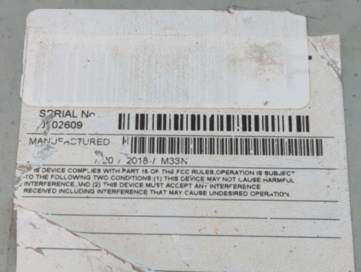 2019 Ford Mustang Radio AM FM Cd Player Receiver Replacement Fits OEM Used Auto Parts - Oemusedautoparts1.com