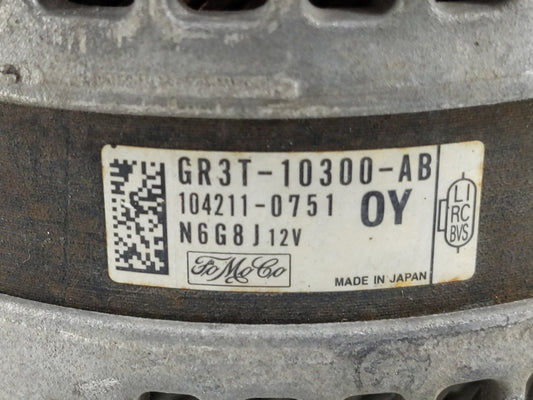 2016-2022 Ford Mustang Alternator Replacement Generator Charging Assembly Engine OEM P/N:GR3T-10300-AB Fits OEM Used Auto Parts