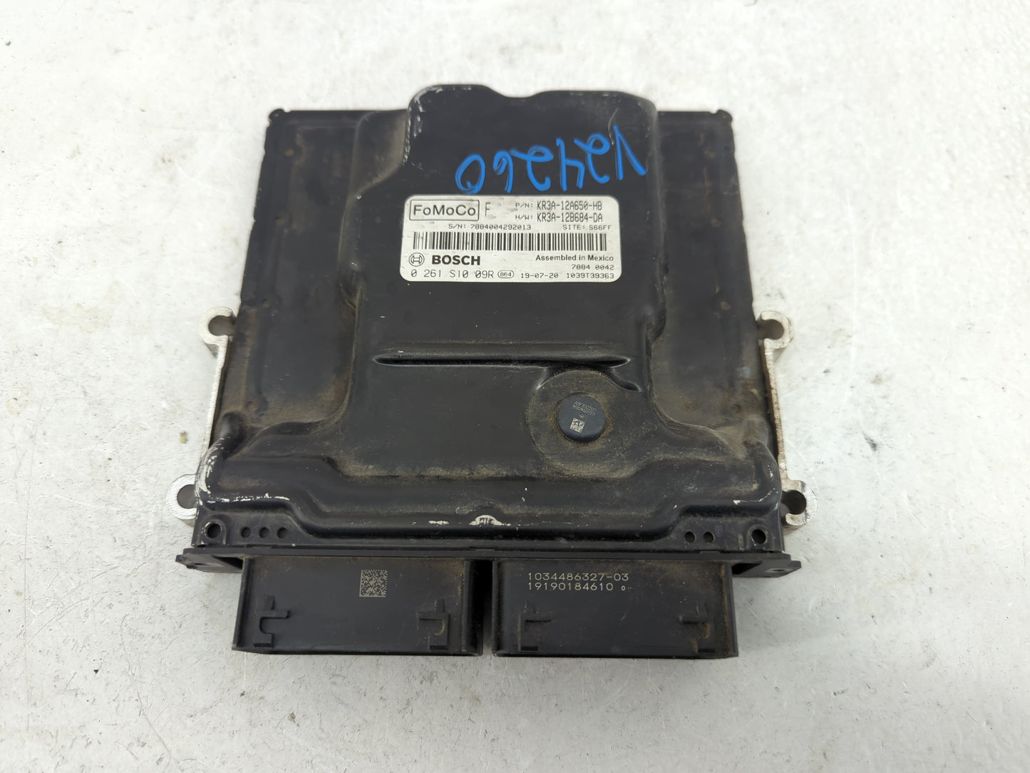 2019-2022 Ford Mustang PCM Engine Control Computer ECU ECM PCU OEM P/N:KR3A-12A650-HB Fits Fits 2019 2020 2021 2022 OEM Used