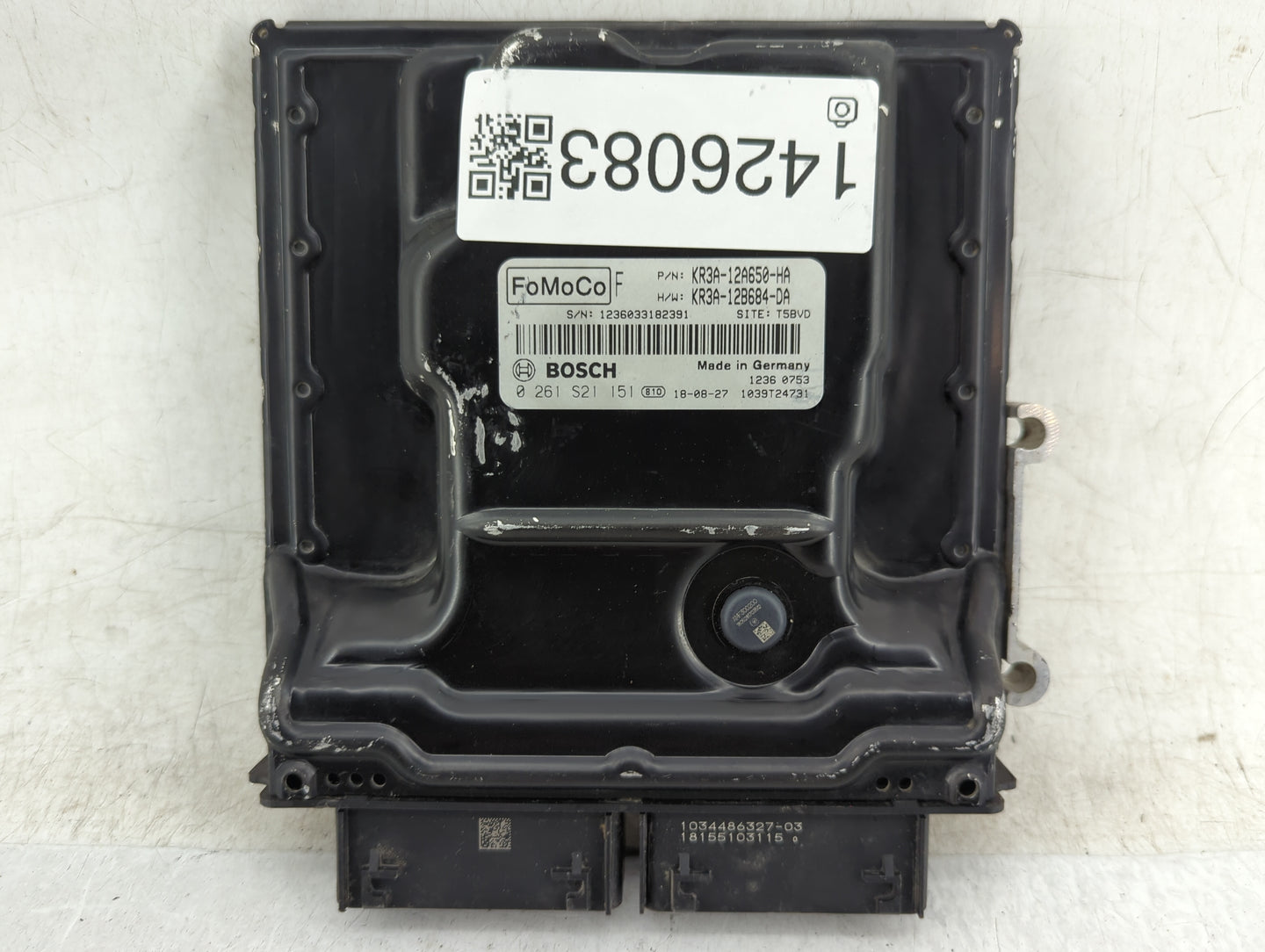 2019-2022 Ford Mustang PCM Engine Control Computer ECU ECM PCU OEM P/N:KR3A-12A650-HA KR3A-12B684-DA Fits Fits 2019 2020 202