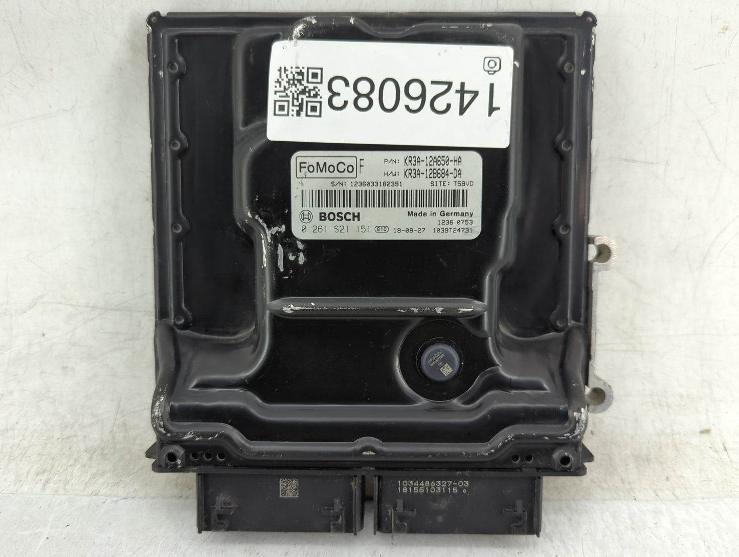 2019-2022 Ford Mustang PCM Engine Control Computer ECU ECM PCU OEM P/N:KR3A-12A650-HA KR3A-12B684-DA Fits Fits 2019 2020 202