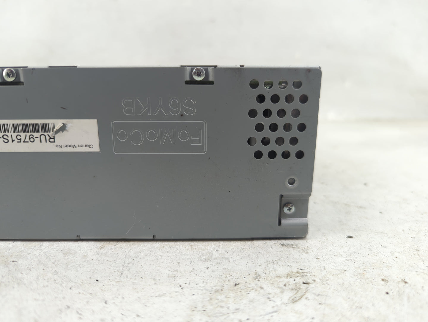 2019 Ford Mustang Radio AM FM Cd Player Receiver Replacement P/N:KR3T-18D832-ED RU-9751S-C Fits OEM Used Auto Parts - Oemuse