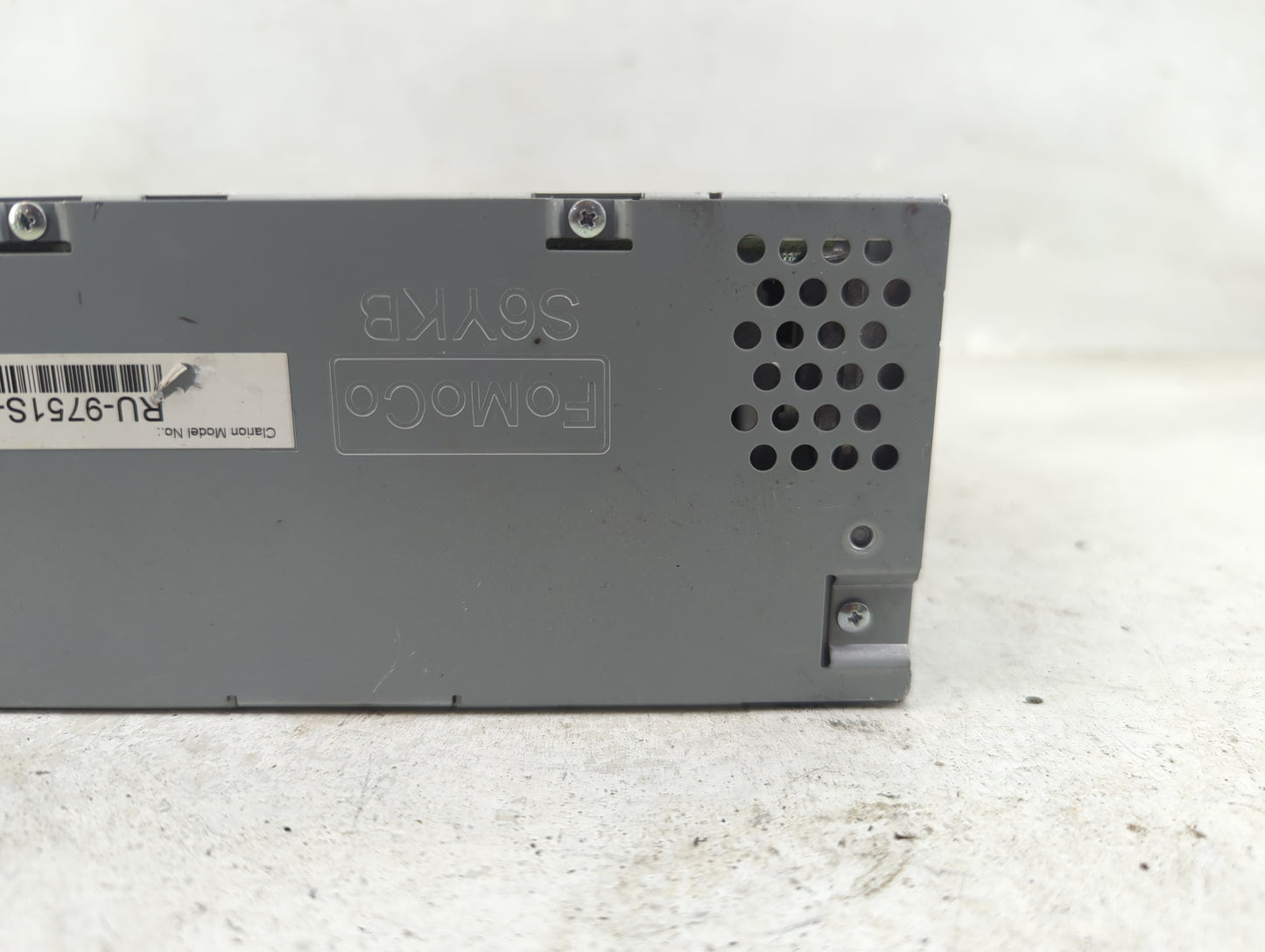 2019 Ford Mustang Radio AM FM Cd Player Receiver Replacement P/N:KR3T-18D832-ED RU-9751S-C Fits OEM Used Auto Parts - Oemuse