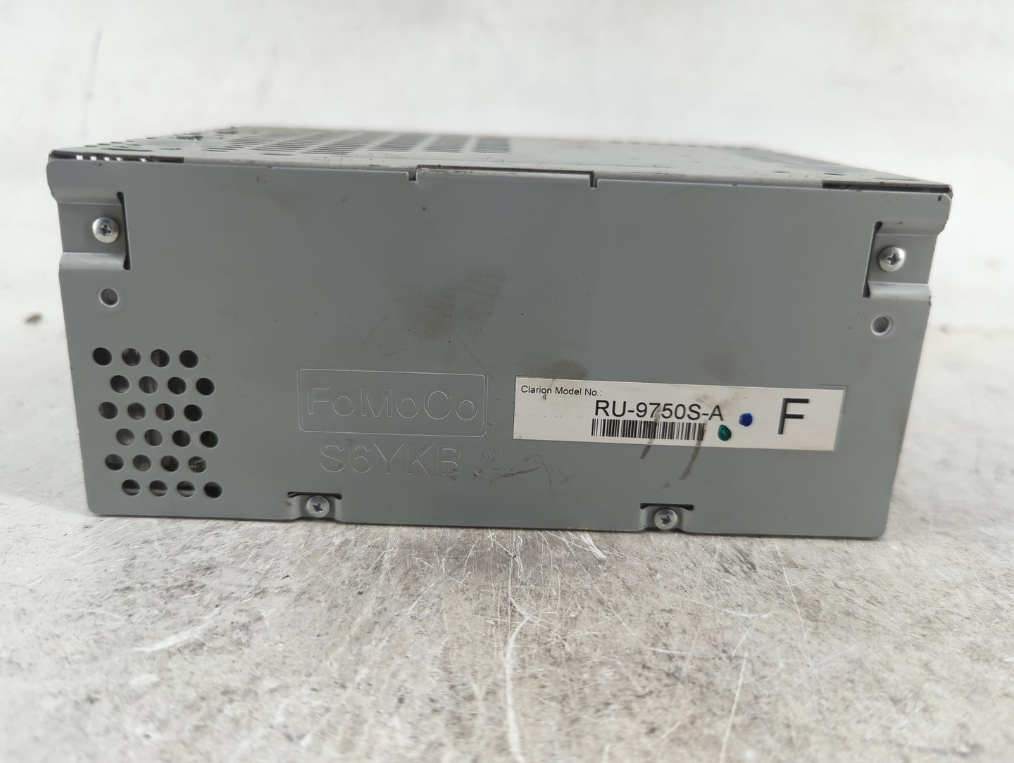 2019-2022 Ford Mustang Radio AM FM Cd Player Receiver Replacement P/N:RU-9750S-A KR3T-18D832 Fits Fits 2019 2020 2021 2022 O