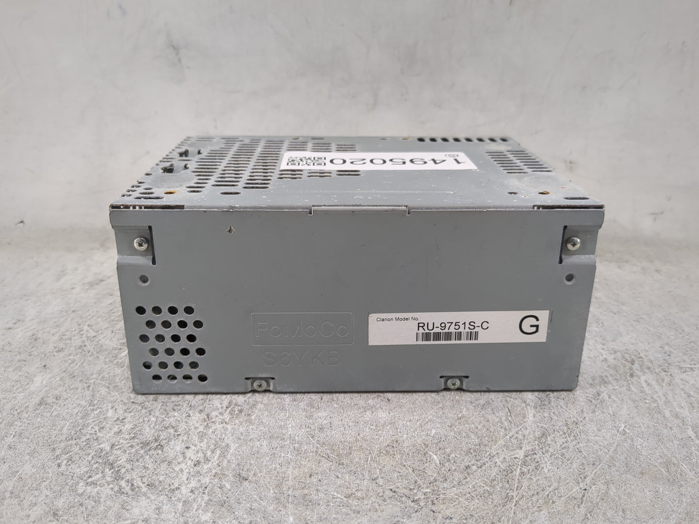 2019 Ford Mustang Radio AM FM Cd Player Receiver Replacement P/N:RU-9751S-C KR3T-18D832-ED Fits OEM Used Auto Parts - Oemuse
