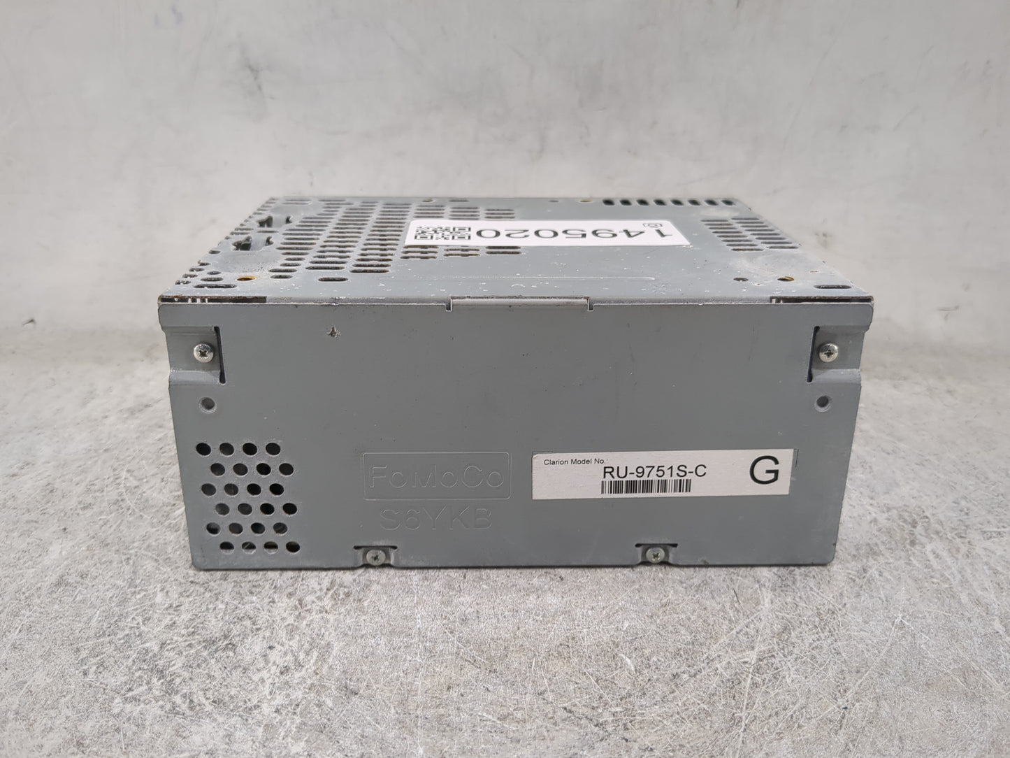 2019 Ford Mustang Radio AM FM Cd Player Receiver Replacement P/N:RU-9751S-C KR3T-18D832-ED Fits OEM Used Auto Parts - Oemuse