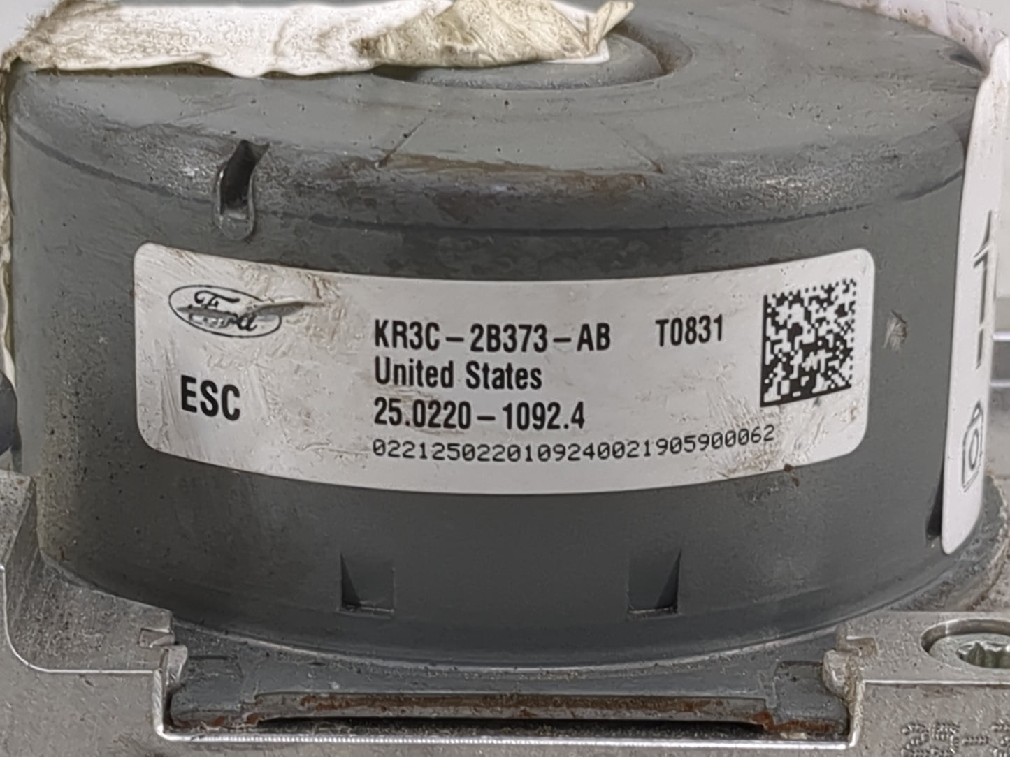 2019-2022 Ford Mustang ABS Pump Control Module Replacement P/N:KR3C-2B373-AB 25.0220-1092.4 Fits Fits 2019 2020 2021 2022 OE