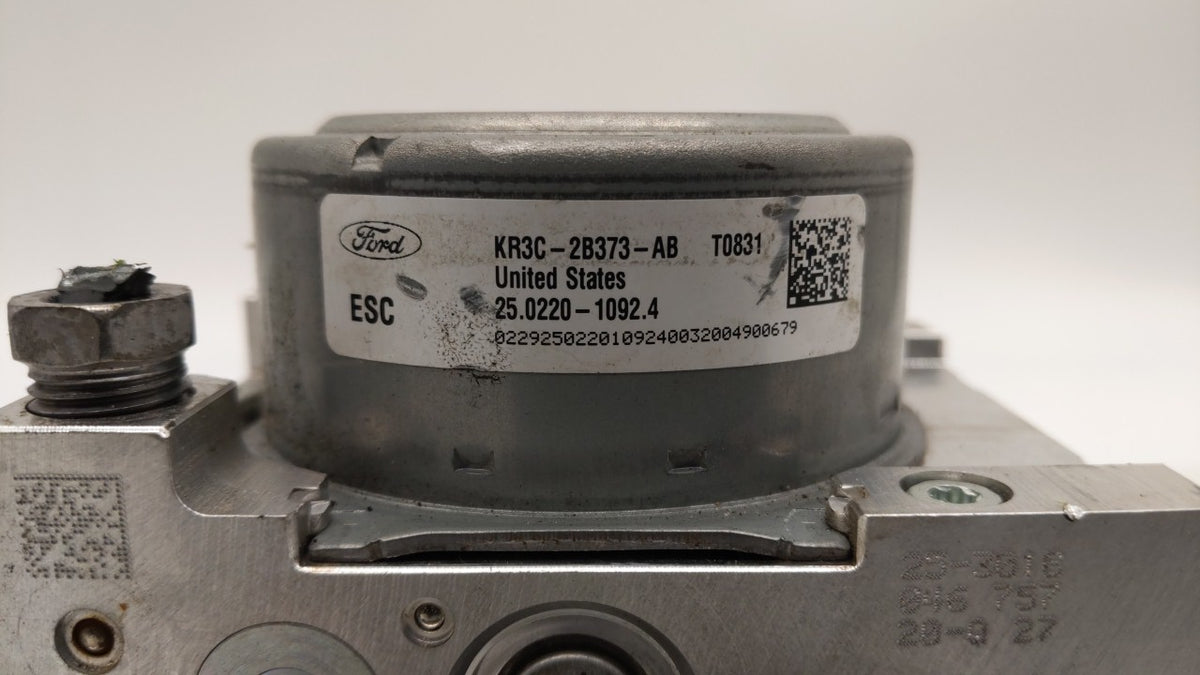 2019-2022 Ford Mustang Anti-Lock Brake ABS Pump Module Actuator OEM P/N:KR3C-2B373-AB KR3C-2C219-AB Fits Fits 2019 2020 2021