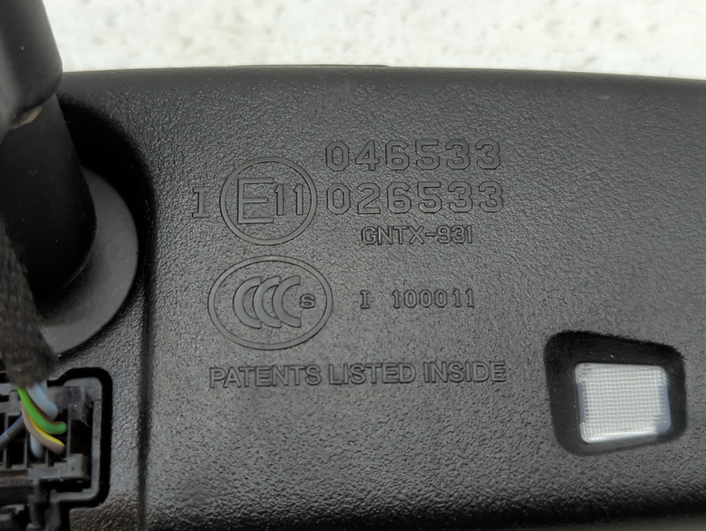 2018 Ford Mustang Interior Rear View Mirror Replacement OEM P/N:E11026533 E11046533 Fits Fits 2019 OEM Used Auto Parts - Oem