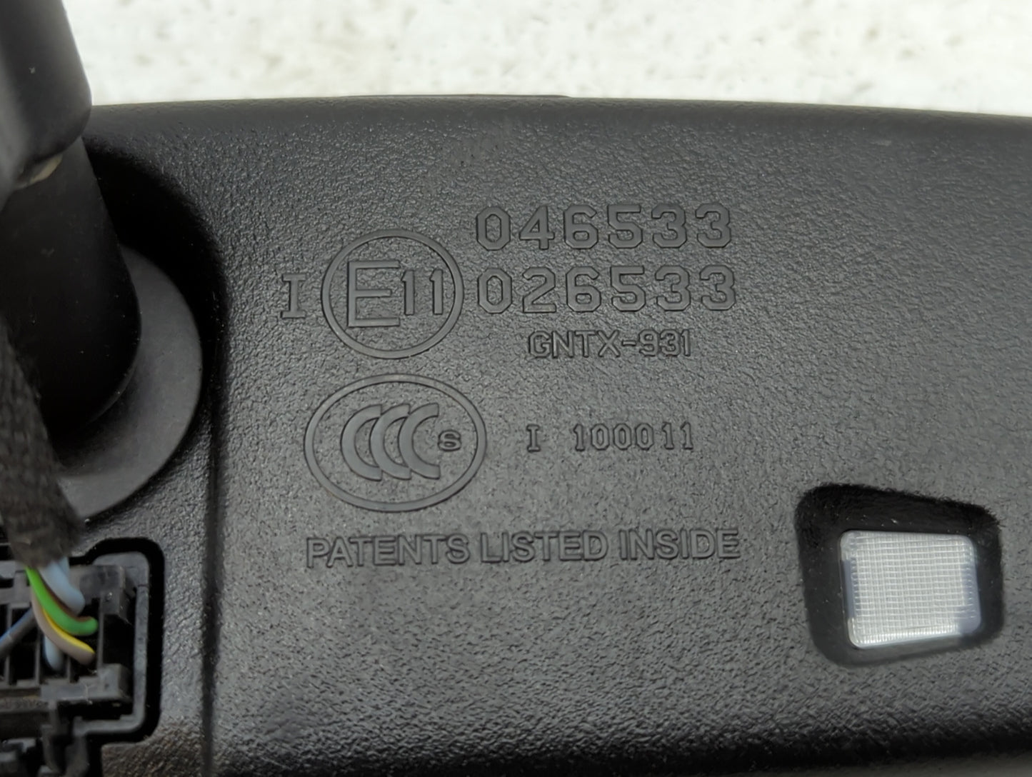 2018 Ford Mustang Interior Rear View Mirror Replacement OEM P/N:E11026533 E11046533 Fits Fits 2019 OEM Used Auto Parts - Oem