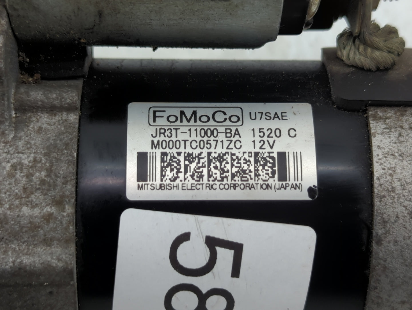 2018-2022 Ford Mustang Car Starter Motor Solenoid OEM P/N:M000TC0571ZC JR3T-11000-BA Fits Fits 2018 2019 2020 2021 2022 OEM 
