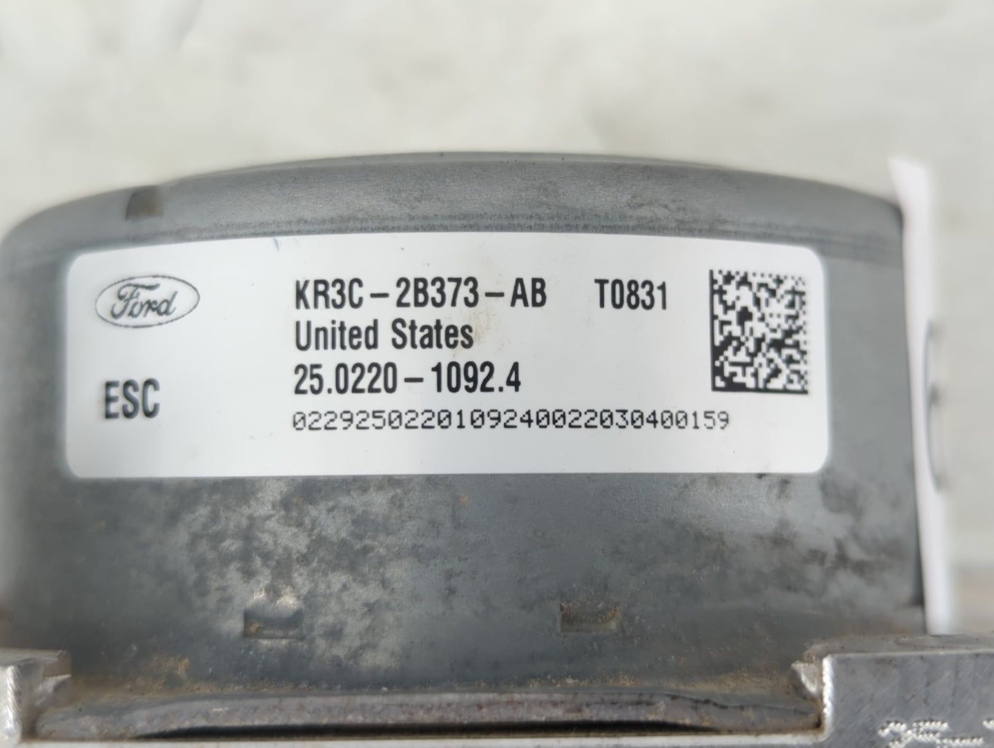 2019-2022 Ford Mustang ABS Pump Control Module Replacement P/N:KR3C-2B373-AB Fits Fits 2019 2020 2021 2022 OEM Used Auto Par