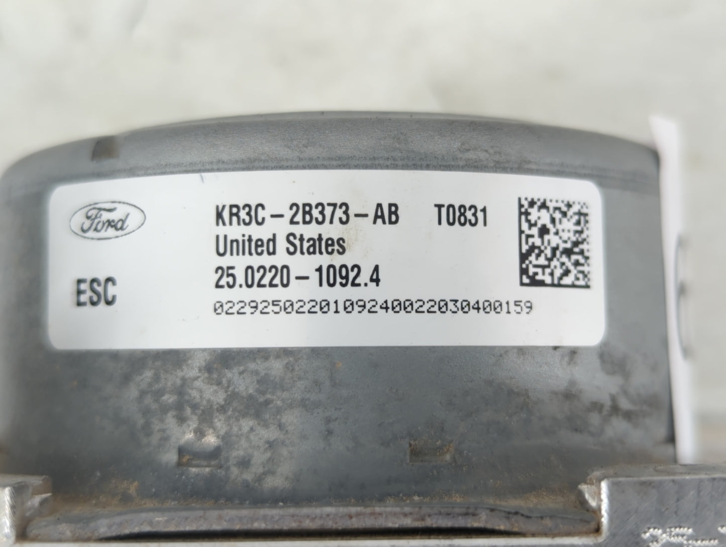 2019-2022 Ford Mustang ABS Pump Control Module Replacement P/N:KR3C-2B373-AB Fits Fits 2019 2020 2021 2022 OEM Used Auto Par