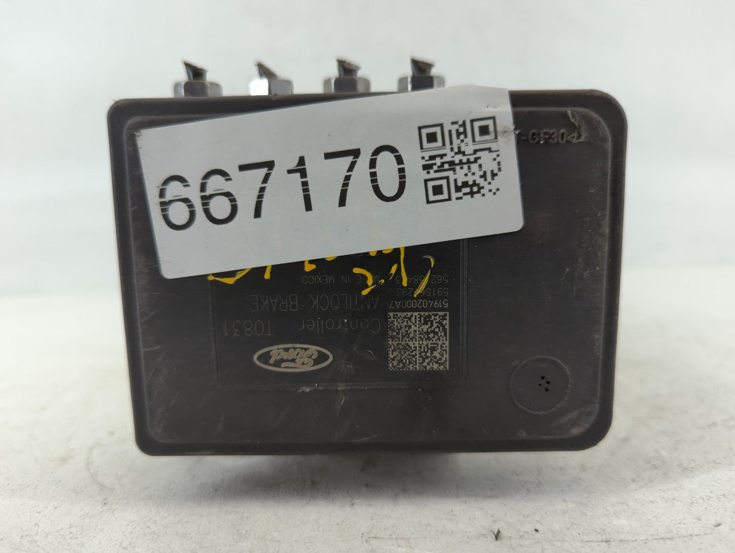 2019-2022 Ford Mustang ABS Pump Control Module Replacement P/N:KR3C-2B373-AB Fits Fits 2019 2020 2021 2022 OEM Used Auto Par
