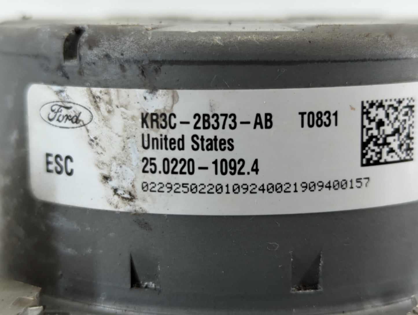 2019-2022 Ford Mustang ABS Pump Control Module Replacement P/N:KR3C-2B373-AB Fits Fits 2019 2020 2021 2022 OEM Used Auto Par