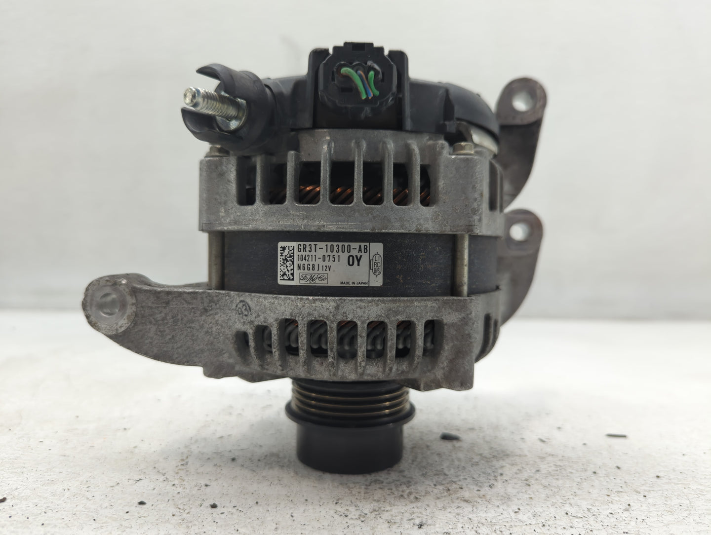 2016-2022 Ford Mustang Alternator Replacement Generator Charging Assembly Engine OEM P/N:104211-0751 GR3T-10300-AB Fits OEM 