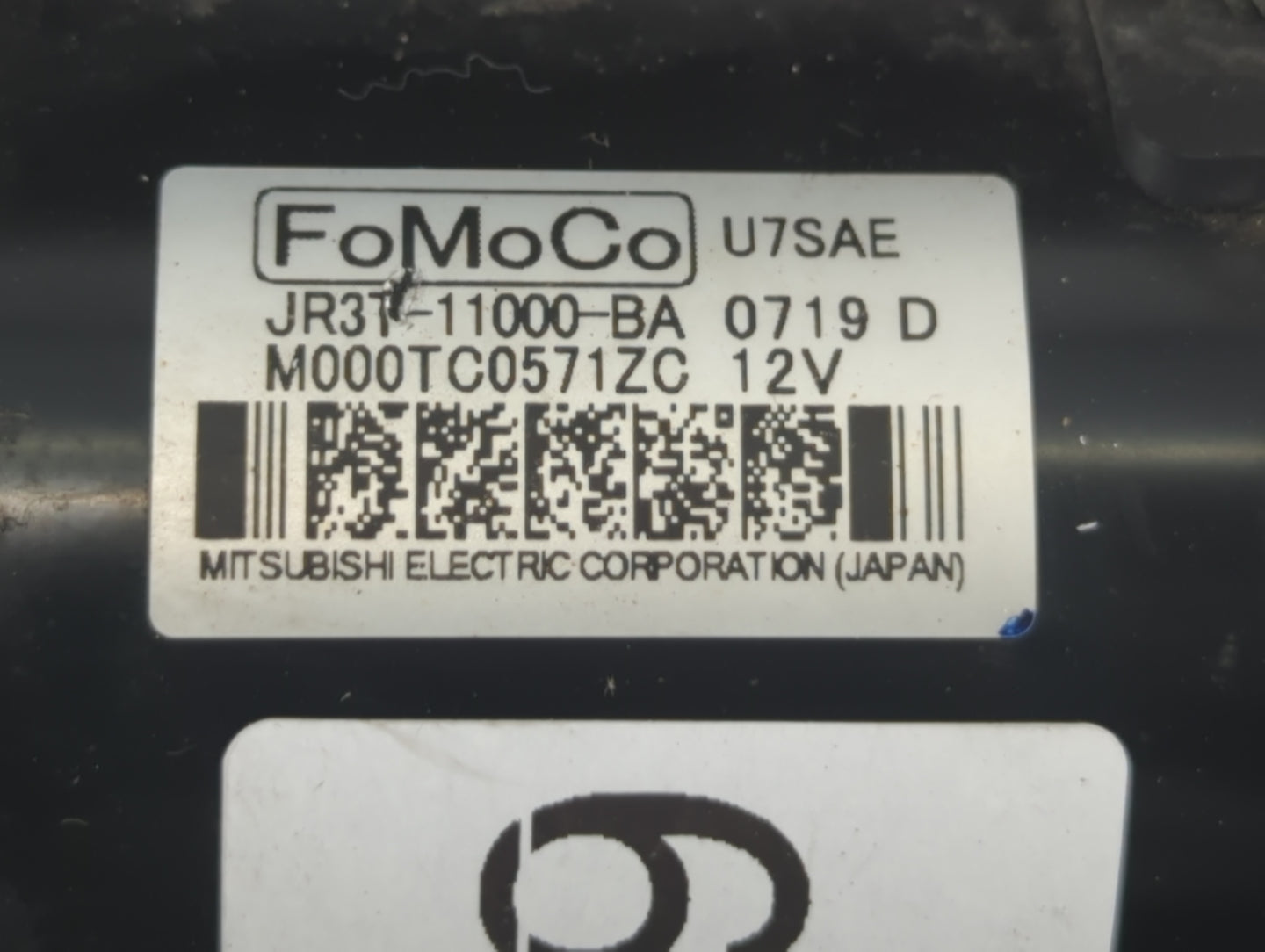 2018-2022 Ford Mustang Car Starter Motor Solenoid OEM P/N:M000TC0571ZC JR3T-11000-BA Fits Fits 2018 2019 2020 2021 2022 OEM 