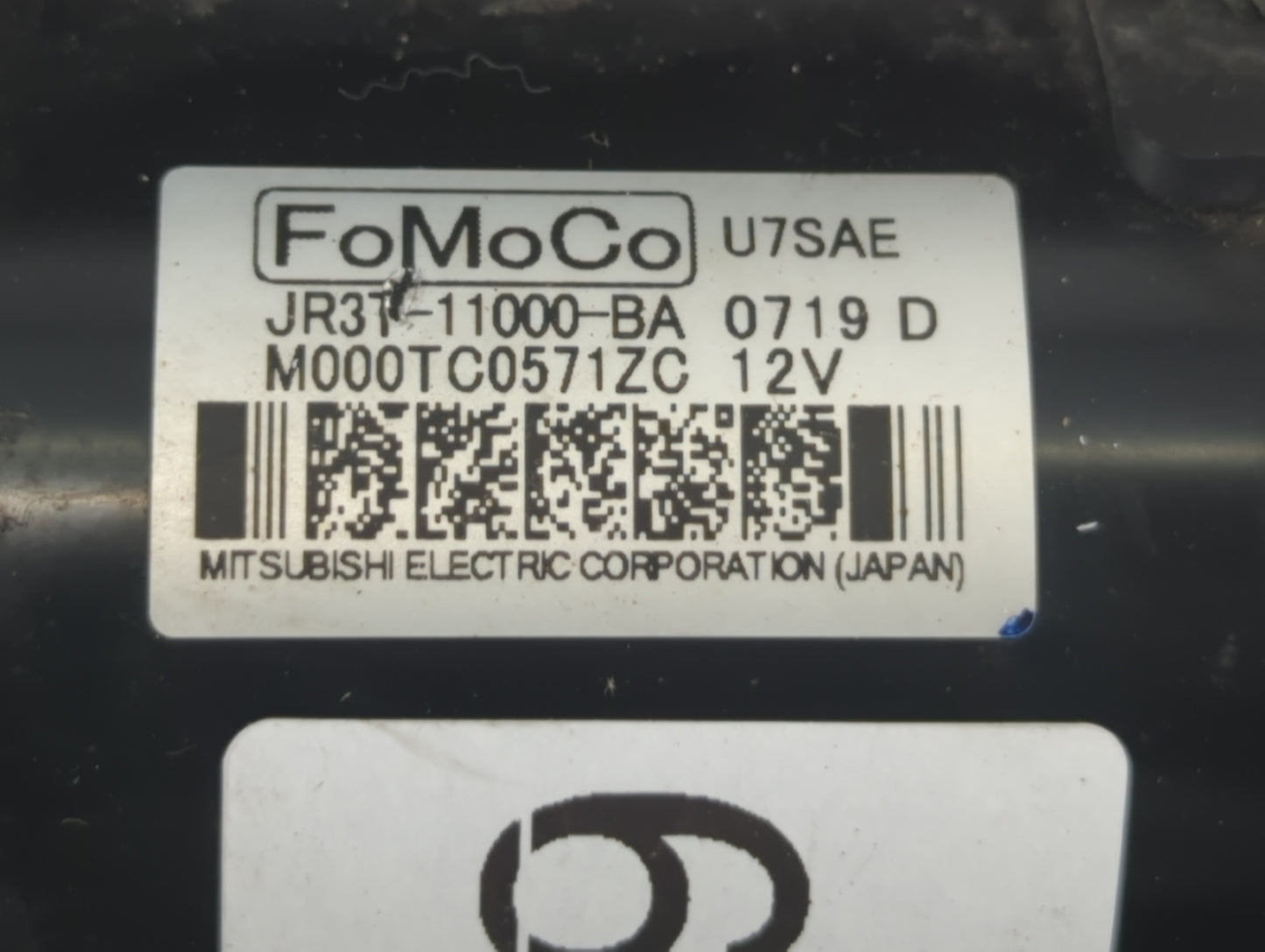 2018-2022 Ford Mustang Car Starter Motor Solenoid OEM P/N:M000TC0571ZC JR3T-11000-BA Fits Fits 2018 2019 2020 2021 2022 OEM 