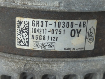 2016-2022 Ford Mustang Alternator Replacement Generator Charging Assembly Engine OEM P/N:104211-0751 GR3T-10300-AB Fits OEM Used Auto Parts