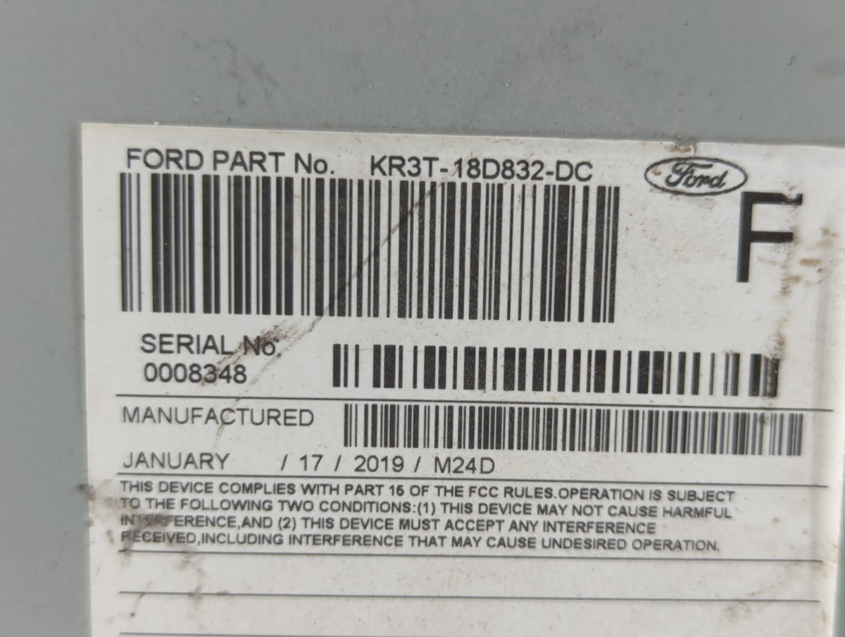 2019-2022 Ford Mustang Am Fm Cd Player Radio Receiver 767134 - Oemusedautoparts1.com