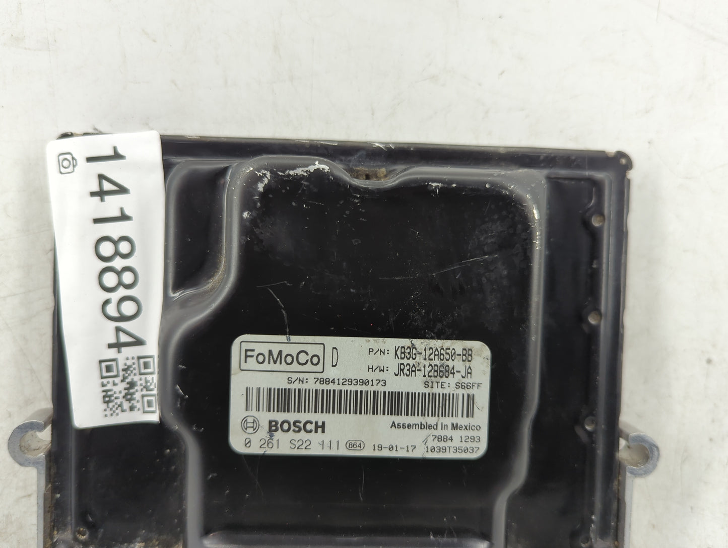 2019 Ford Ranger PCM Engine Control Computer ECU ECM PCU OEM P/N:kb3g-12a650-bb Fits OEM Used Auto Parts - Oemusedautoparts1