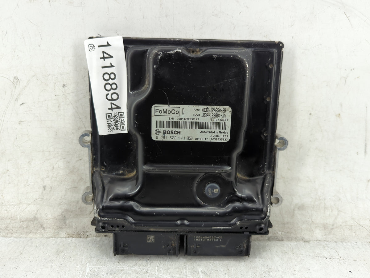 2019 Ford Ranger PCM Engine Control Computer ECU ECM PCU OEM P/N:kb3g-12a650-bb OEM Used Auto Parts - Oemusedautoparts1.com