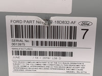 2019-2022 Ford Ranger Radio AM FM Cd Player Receiver Replacement P/N:KB3T-18D832-AF RU-9774C-B Fits Fits 2019 2020 2021 2022