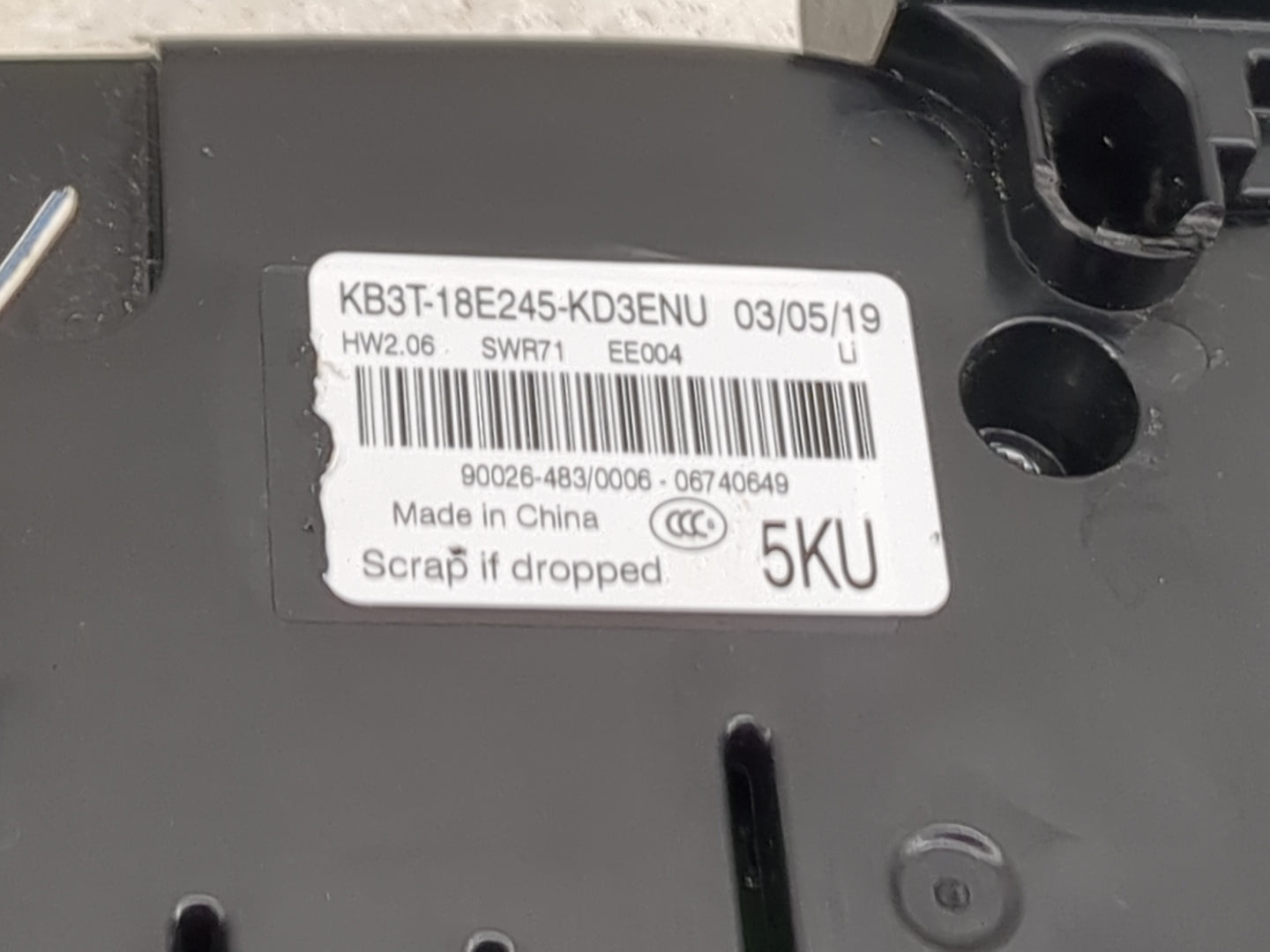 2019-2022 Ford Ranger Climate Control Module Temperature AC/Heater Replacement P/N:KB3T-18E245-KD3ENU Fits OEM Used Auto Par