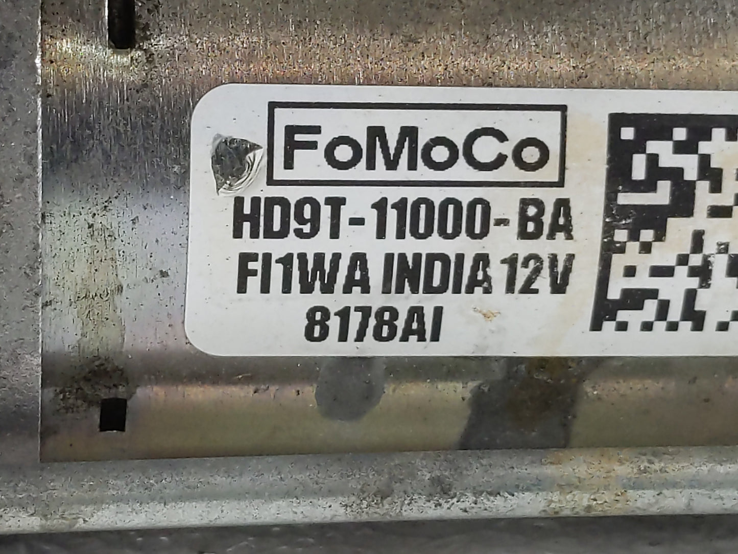 2008-2019 Ford Taurus Car Starter Motor Solenoid OEM P/N:HD9T-11000-BA Fits OEM Used Auto Parts - Oemusedautoparts1.com
