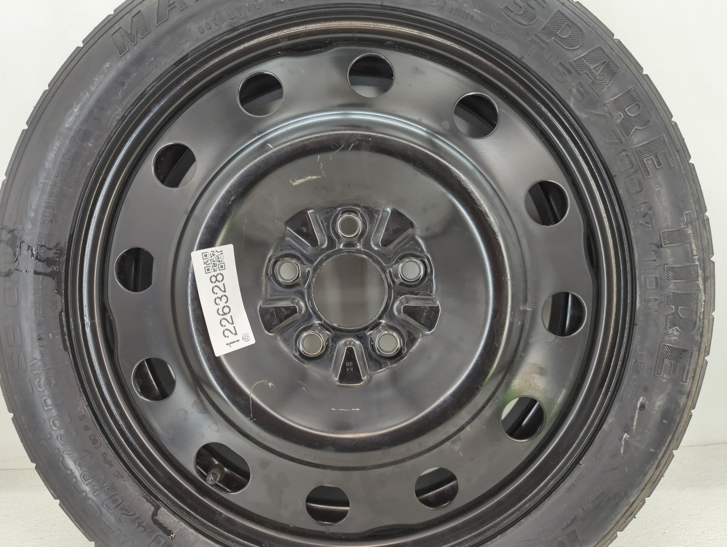 2008-2019 Ford Taurus Spare Donut Tire Wheel Rim Oem - Oemusedautoparts1.com