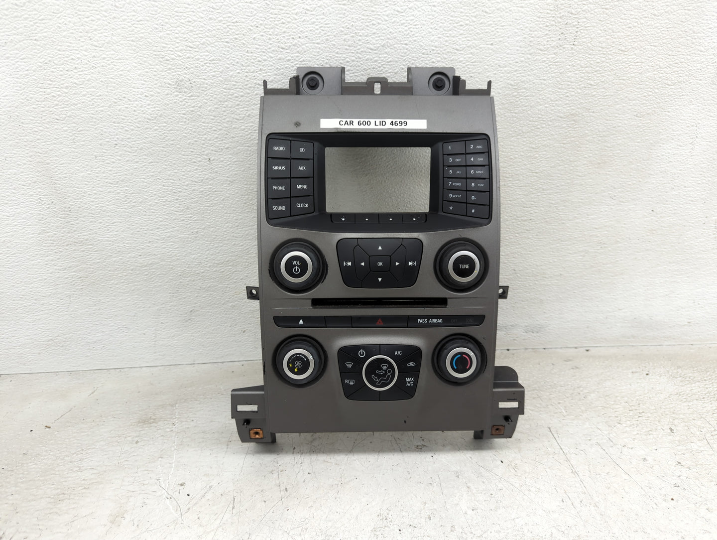 2015-2019 Ford Taurus Radio Control Panel - Oemusedautoparts1.com