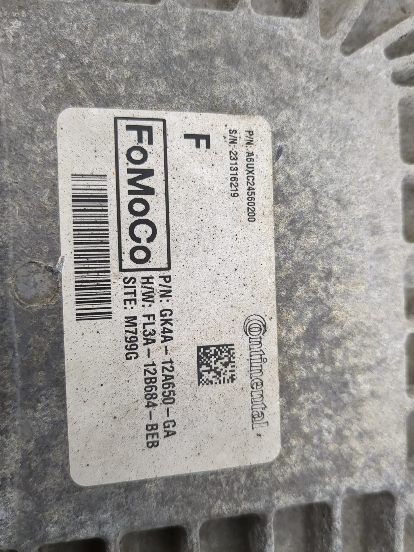 2019 Ford Tran150 PCM Engine Control Computer ECU ECM PCU OEM P/N:FU5T-14F262-AA GK4A-12A650-GA Fits Fits 2015 2016 2017 201