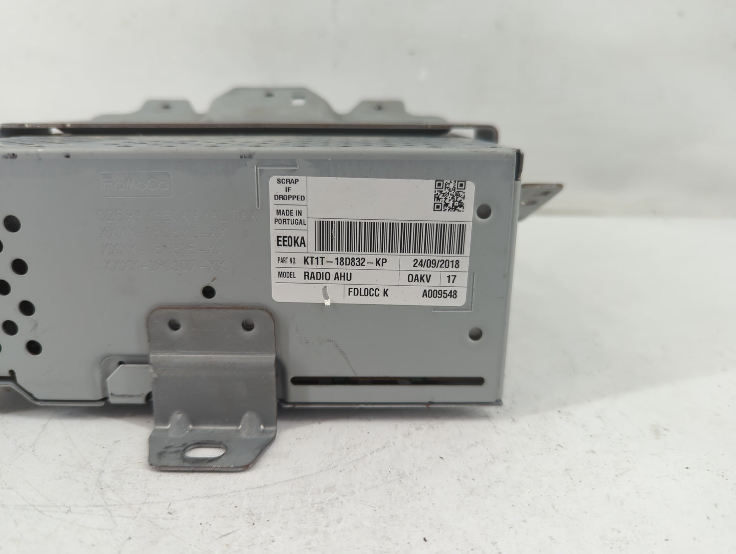 2019 Ford Transit Radio AM FM Cd Player Receiver Replacement P/N:KT1T-18D832-KP Fits OEM Used Auto Parts - Oemusedautoparts1
