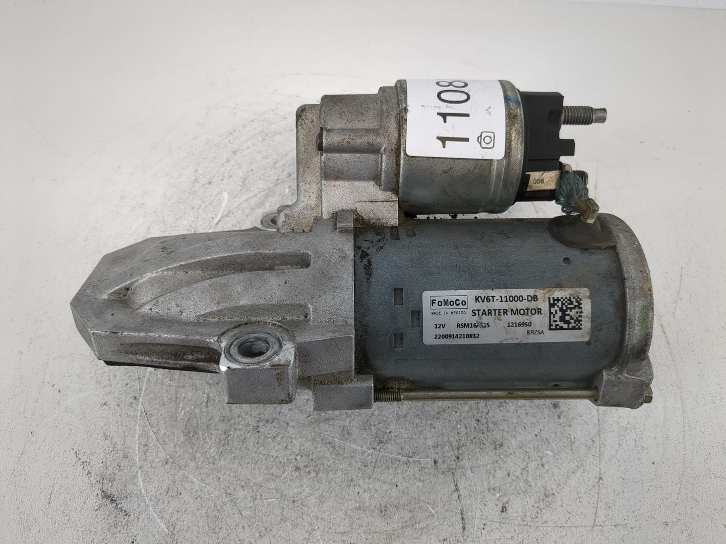 2019-2021 Ford Transit Car Starter Motor Solenoid OEM P/N:KV6T-11000-DB KV6T-11000-DA Fits Fits 2019 2020 2021 OEM Used Auto