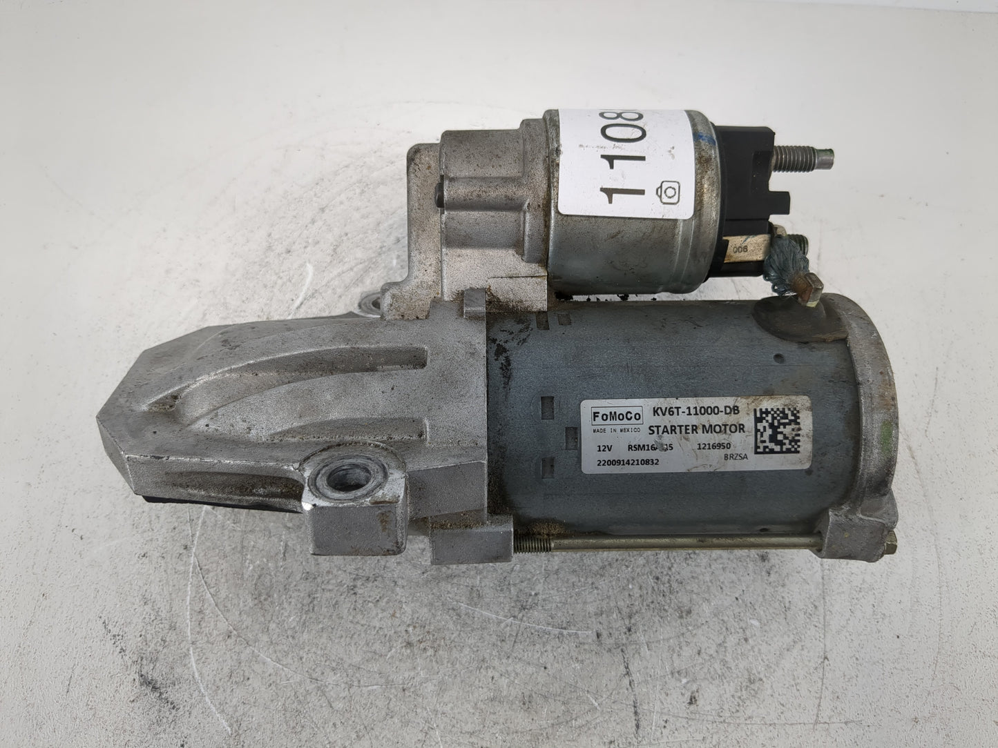 2019-2021 Ford Transit Car Starter Motor Solenoid OEM P/N:KV6T-11000-DB KV6T-11000-DA Fits Fits 2019 2020 2021 OEM Used Auto