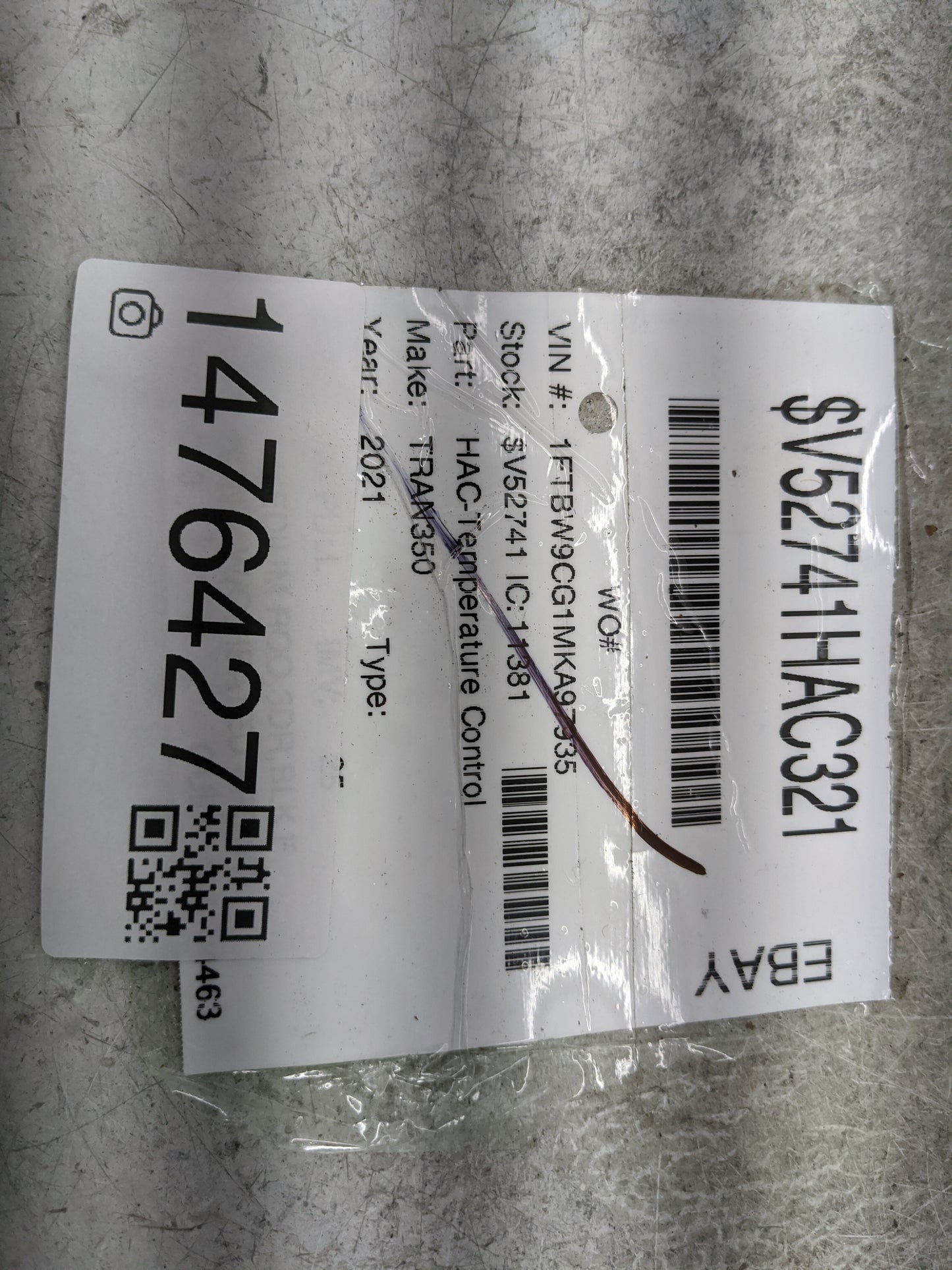 2019 Ford Transit Climate Control Module Temperature AC/Heater Replacement P/N:DMTRA18549 DMTRA1854919980, E174046 Fits OEM 