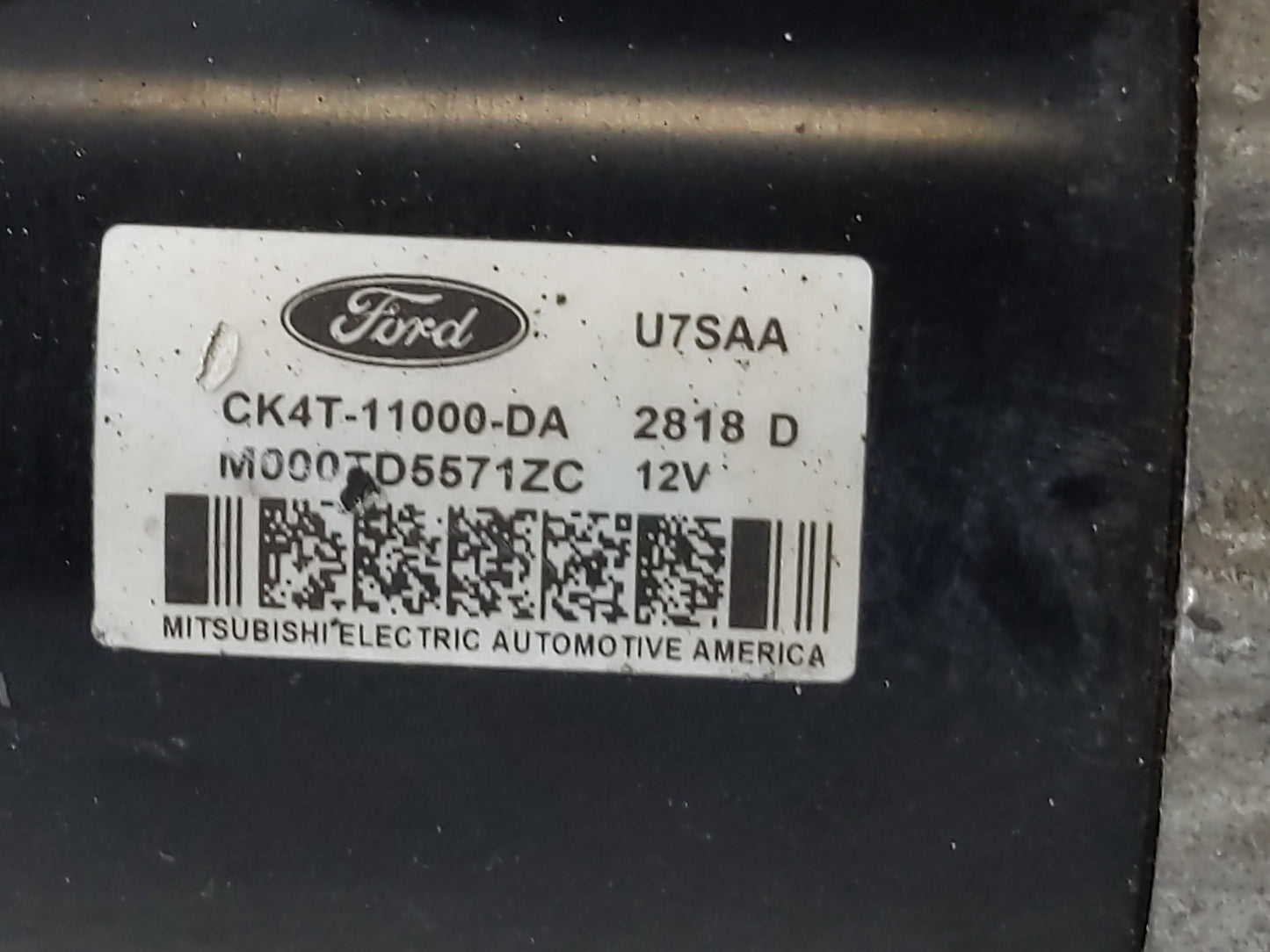 2015-2020 Ford Transit-150 Car Starter Motor Solenoid OEM P/N:CK4T-11000-DA Fits Fits 2015 2016 2017 2018 2019 2020 OEM Used