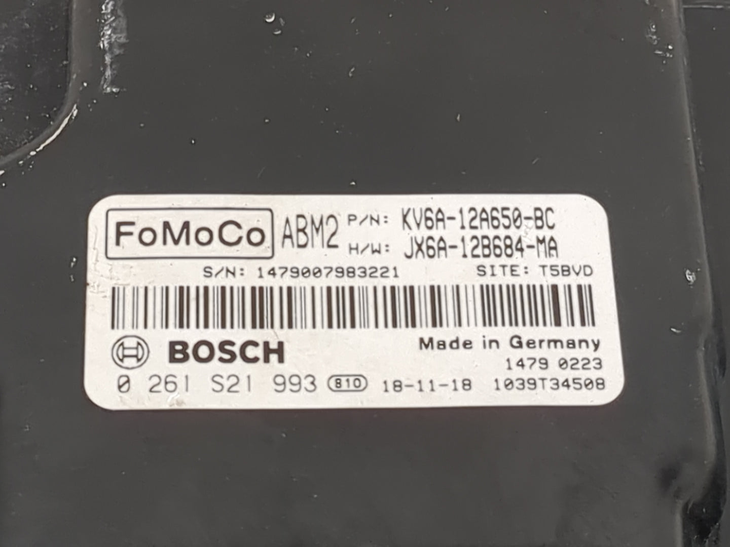 2019 Ford Transit-150 PCM Engine Control Computer ECU ECM PCU OEM P/N:JX6A-12B684-MA KV6A-12A650-BC Fits Fits 2020 2021 OEM 